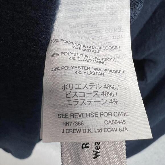 J.Crew Sweater Womens S Sweater Faux Wrap V Neck Knit Long Sleeve Top Blue NWT - Picture 6 of 10